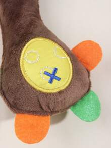 1入組毛絨玩具寵物,可愛的熊/猴子/長頸鹿形狀帶有bb聲音,仿真動物設計,適合狗和貓玩耍和每天陪伴,顏色可用不同編號碼 - 彩色 - 查看 10