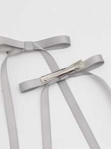 2 szt. Balet Styl Długie Wstążki i Kokardka Spinki Do Włosów Dla Kobiet, Modne i Urocze Akcesoria Do Włosów Na Każdą Okazję Walentynki Walentynki Spinki Do Włosów Spinki Do Włosów