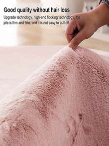 Alfombra de imitación de piel de conejo, blanca de 2x6 pies, alfombra de pasillo suave y esponjosa de imitación de piel, alfombra de área mullida para dormitorio, sala de estar, lavable a máquina, alfombra para cuarto de niños