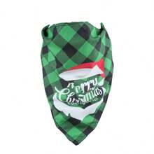 1 件全新聖誕寵物三角頭巾、狗狗口水圍脖、貓頸巾、泰迪熊配件 - 紅色 - 查看 5