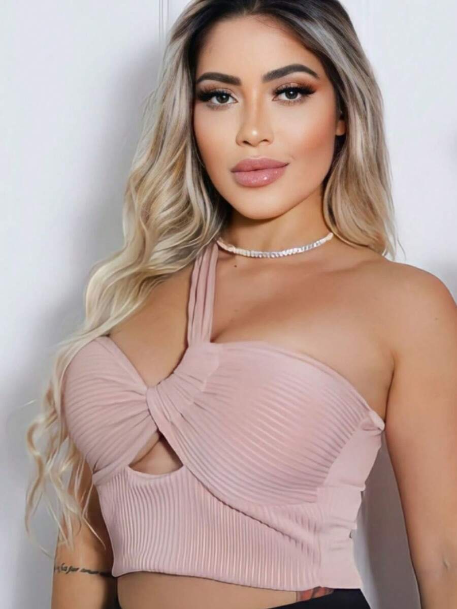 Women Tops - Màu hồng gỉ - Xem 1