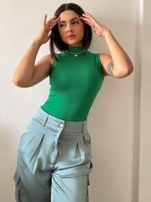 Women Tank Tops & Camis - Verde - Ver 5