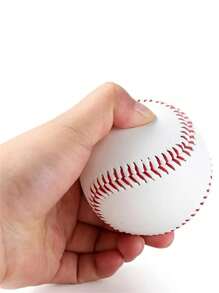 1pc Hand-sewn Pu Baseball, Manufacturer, 10in/12in, For Baseball And Softball Training In Schools