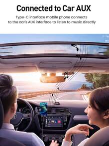 Rocoren 1pc Rocoren USB C To 3.5mm Audio Adapter Hi-Fi Stereo Type C To Aux Headphone Male Cord Car Auxiliary Cable Compatible With IPhone 15 Pro Max/15 Pro/15 Plus, For Samsunh Galaxy S23 Ultra IPad Pro Air Pixel 7