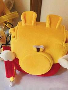 Yellow & Red Small Wing Design Camera Bag - Multicolor - View 3