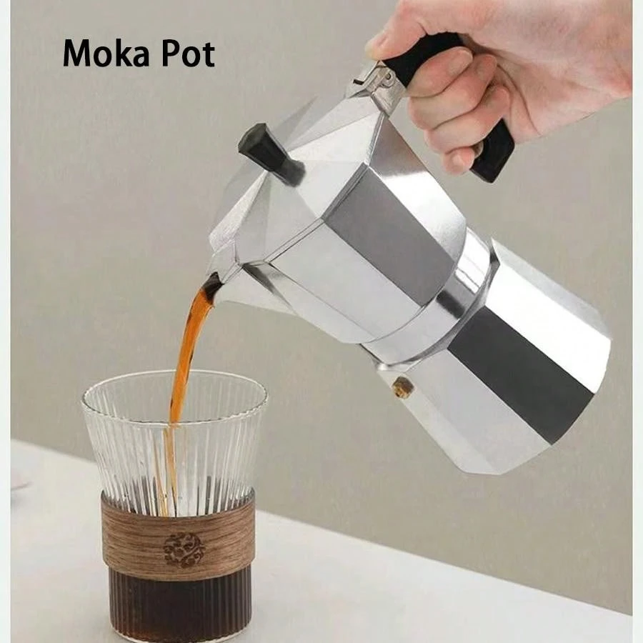 Classic Espresso Moka Pot Aluminum Stovetop Coffee Maker SHEIN USA