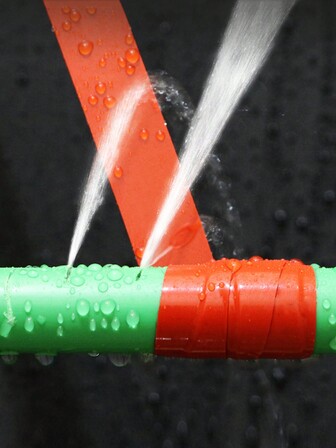 1 Roll Silicone Rubber Waterproof Repair Tape, Leakage Sealing Tape For Water Pipes, Heating Pipes, Cast Iron Pipes, Pressure Resistant, High Temperature Resistant, Self-Adhesive And Self-Fusing, Insulating, Waterproof, Highly Elastic And Stretchable, Suitable For -50°C To 200°C