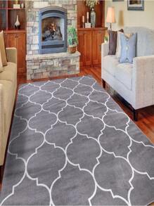 Jefferson Morocco Trellis Gray Area Rug 6'7"X9'3"