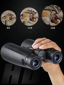 Binoculares Para Exteriores Para Adultos De Gran Calibre 12x50 - Negro - Ver 3