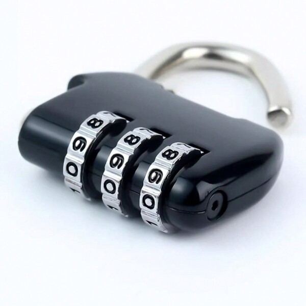 1pc, 3 Digit Combinations Padlock Safe Lock Mini Combination Lod