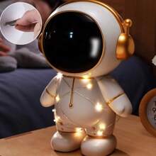 Astronaut Panda Piggy Bank With Light Gift Box And Letter For Gift - Multicolor - View 2