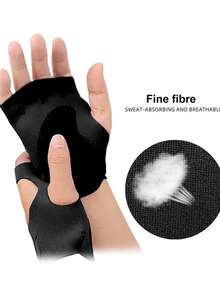 1 雙健身手套,適合騎乘、運動、戶外活動、攀岩、籃球、舉重、手指保護