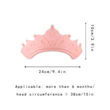 A Random Baby Shampooing Tool, Eye Protection And Ear Protection Soft Rubber Shampoo Cap, Infant And Toddler Shower Cap, Children's Waterproof Bath And Shampoo Cap - Baby Pink - View 4