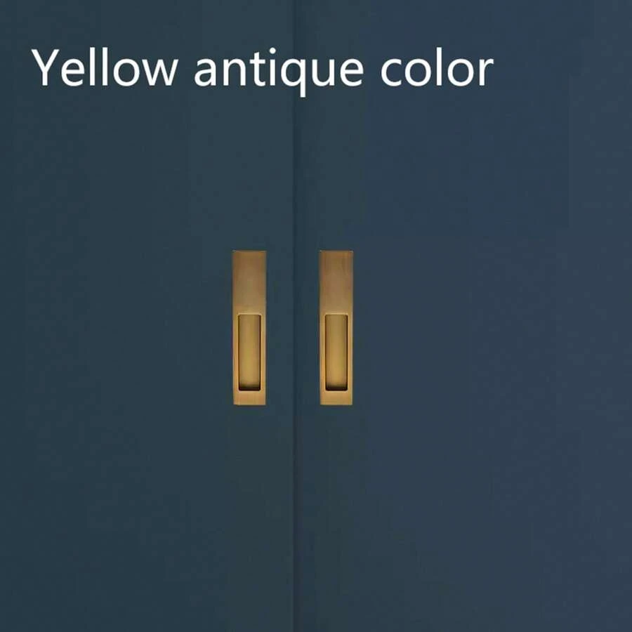 室內滑門手柄,內嵌式隱藏拉手,浴室/廚房/木門把手,1對/組