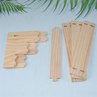 1 Solid Wood Figure Storage Rack, Blind Box Doll Display Jewelry Rack, Antique Antique Stone Ornaments, Bracelet Jewelry Display Rack, Perfume Rack, Jewelry Display Rack