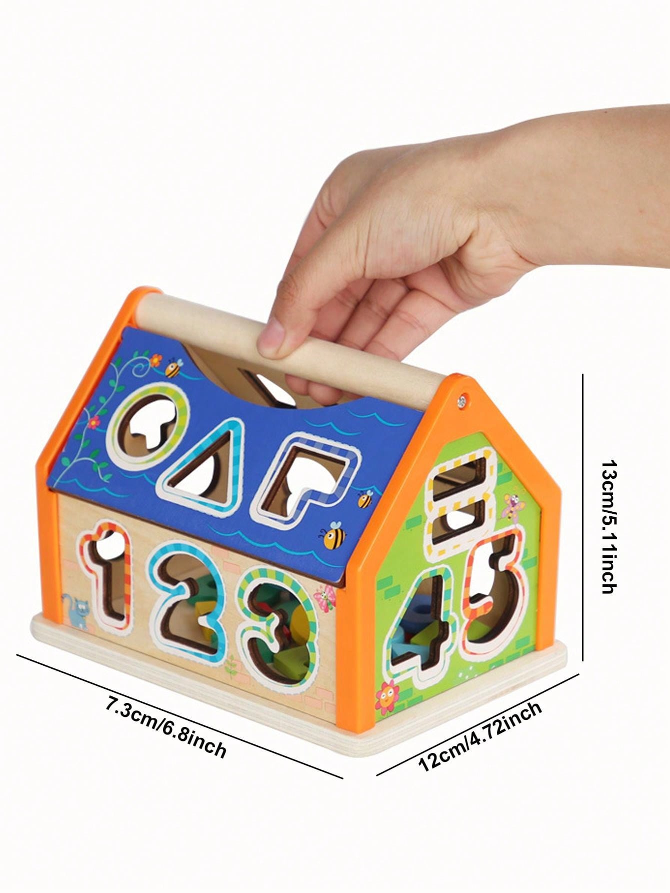 1 Pc Children's Digital Building Blocks Puzzle Early Education Shape