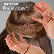 Paquete de 10 redecillas de cabello de color café súper finas y de gran elasticidad, invisibles, ideales para mujeres en trabajos como baile, azafata y enfermería. Ideales para recogidos de cabello. Elegantes sujetadores elásticos para coleta, coleteros, bandas elásticas para el cabello, scrunchies, cuerda para el cabello y ligas para el cabello.