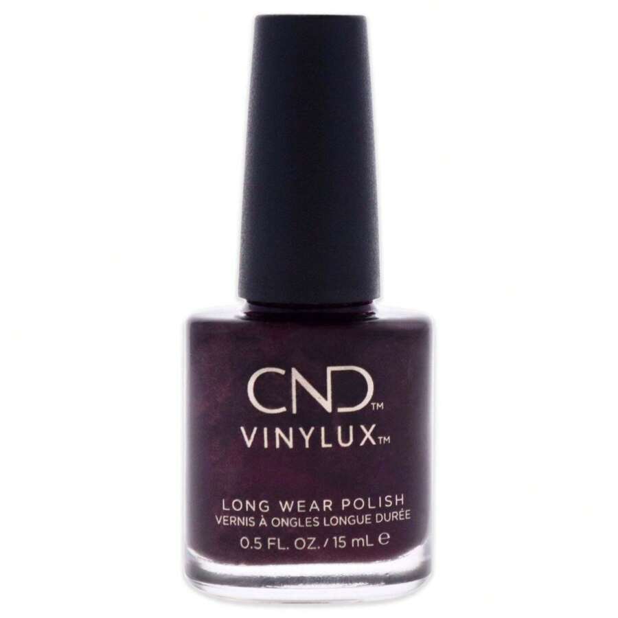 Vinylux Weekly Polish - 110 Dark Lava của CND dành cho phụ nữ - Sơn móng tay 0,5 Oz - màu đen - Xem 1