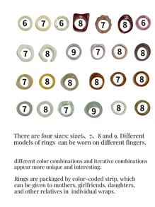 CHOSHILAR 25pcs/Set Creative Resin Rings Set, Mixed Asymmetrical Shapes & Patterns, Transparent, Bold Band