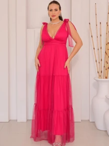 Wedding Dresses - Hot Pink - View 1