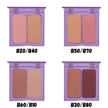 Duo De Blush 情緒系列紅寶石玫瑰腮紅 - B60/B10 Rose Rust + New Peach - 查看 2