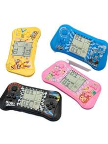 1pc Handheld Classic Gaming Console With Large Screen, Nostalgic Old-School Game Console For 80s-90s Generation, Randomly Selected, School Supplies - Multicolor - View 7