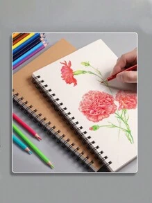 30張a3素描簿素描紙繪畫紙 - 白色 - 查看 3