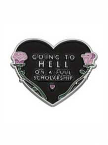 Insignia/broche con diseños minimalistas y de moda en forma de corazón geométrico, letras y palabras en inglés para premios de beca, San Valentín