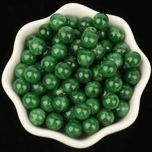 4-12mm天然石頭圓形綠虎眼石亞馬遜石藍寶石石英玛瑙斑彩間隔散珠,適用於珠寶製作diy手鐲項鍊 - 彩色 - 查看 24