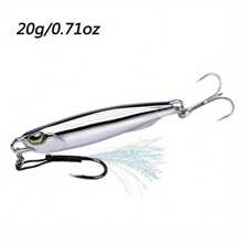 1pc Metal Jigging Fishing Lure Duo Hard Bait For Sea Trout, Tackle For Salmon Or Sea Bass