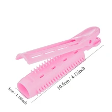 2pcs Fluffy Hair Claw Clips, Pink - Pink - View 7