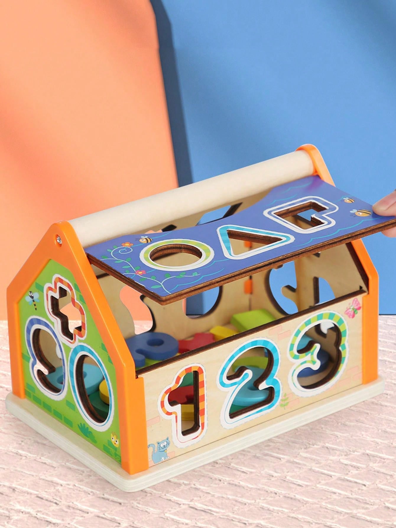 1 Pc Children's Digital Building Blocks Puzzle Early Education Shape