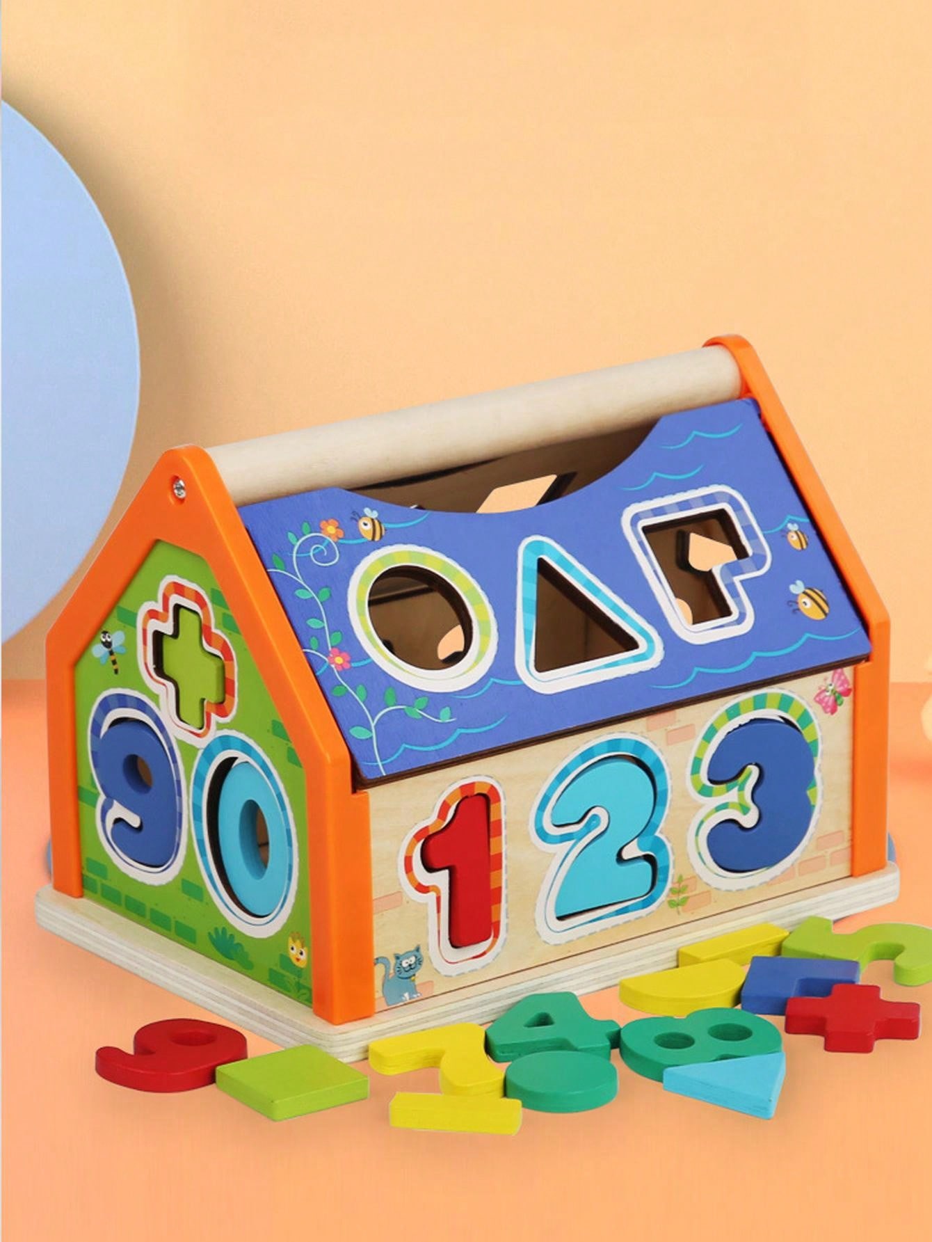 1 Pc Children's Digital Building Blocks Puzzle Early Education Shape
