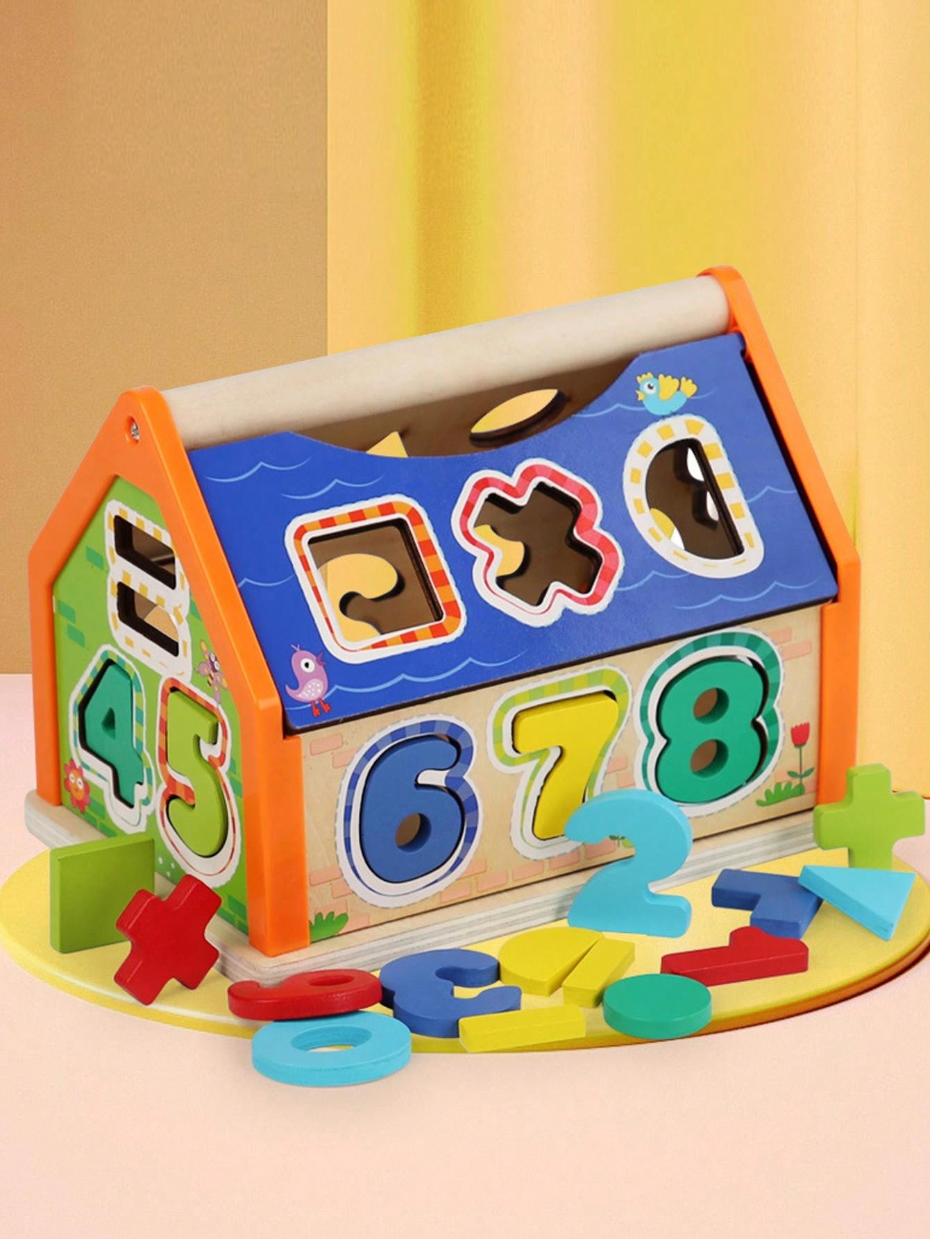 1 Pc Children's Digital Building Blocks Puzzle Early Education Shape