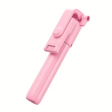 Perche à selfie Bluetooth : Perche à selfie trépied extensible pour téléphones - Portable, télécommandée et pliable pour voyager ! Compatible avec les smartphones /Android pour les vacances d'été, les voyages, les activités de plein air, la diffusion en direct. Trépied