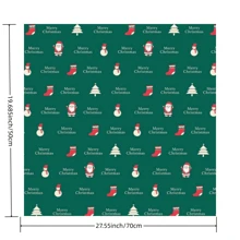 10pcs/Pack Christmas Wrapping Paper Snowflake Print, 50cm X 70cm, Suitable For Festival Party Gift Wrapping Decoration, Christmas