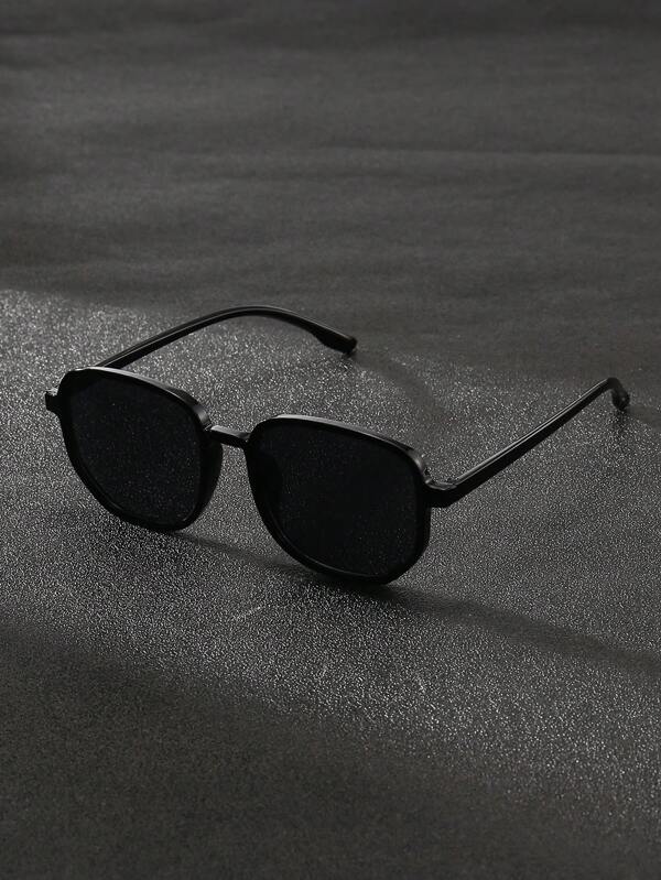 1 pièce Lunettes de soleil vintages sporty Y2k, grandes montures pour la conduite, les voyages et la plage. Accessoires de mode pour hommes en été. Convient pour porter avec un pull, une veste, un sweat-shirt à capuche, un pantalon ou un pantalon cargo lors de vacances à la plage, de sorties en extérieur ou de voyages