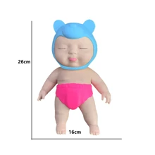 1個大手掌娃娃tpr沙裝醜陋娃娃創意禮物 - 粉色 - 查看 3