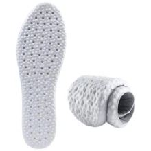女士厚底柔軟鞋墊,防疲勞軟底,吸震、吸汗除臭、透氣,適用於運動和訓練男士鞋墊 - 灰色 - 查看 2