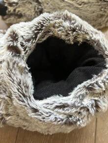 冬季溫暖的爪子鞋情侶室內包跟防滑靜音拖鞋 - 灰色 - 查看 7