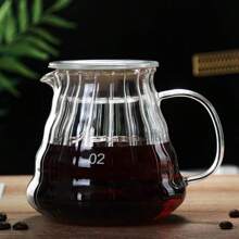 Cloud Shaped Teapot Set, Heat-Resistant Borosilicate Glass Cups With Handles, Thermal Insulation - transparent - View 5