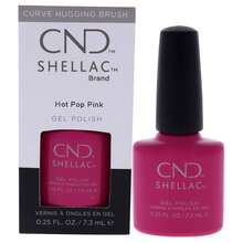 CND Shellac Nail Color - Hot Pop Pink By CND For Women - 0.25 Oz Nail Polish - Pink - View 1