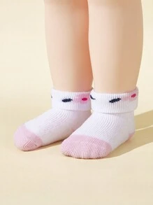 6 双/包 婴幼儿女孩冬季可爱保暖袜 - 彩色 - 查看 5