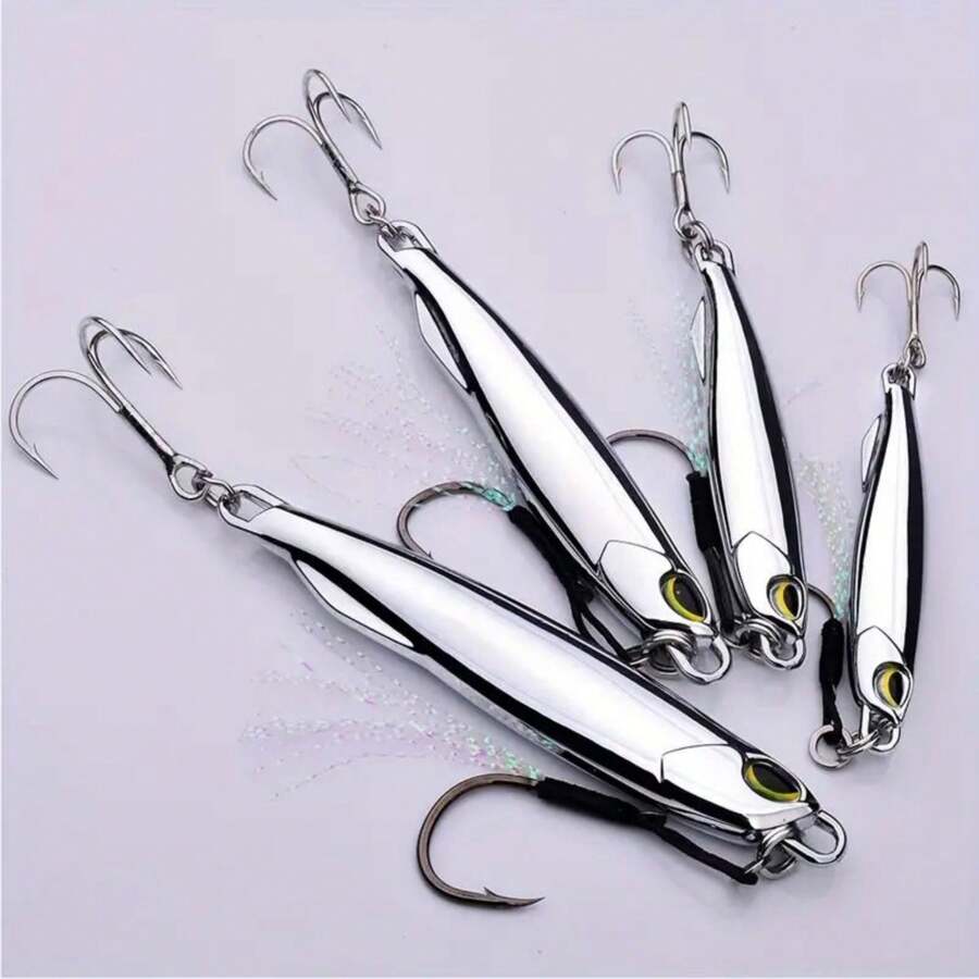 1pc Metal Jigging Fishing Lure Duo Hard Bait For Sea Trout, Tackle For Salmon Or Sea Bass