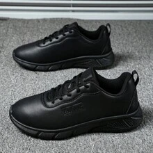 TOLLN 女lokwt秋冬印花防滑減震耐磨防水pu皮厚底運動鞋