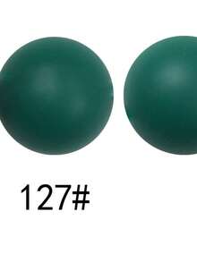 20入組15mm矽膠珠子,適用於嬰兒咬咬和diy珠寶製作,糖果色圓形散珠 - 彩色 - 查看 144