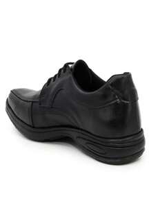 Men's Leather Dress Shoes - 黑色 - 查看 5