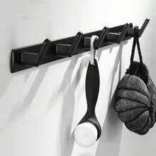 1個浴室收納掛鉤,掛在牆後掛衣鉤,浴室毛巾和廚房用品掛鉤,適用於教室門後的廚房和浴室物品收納
