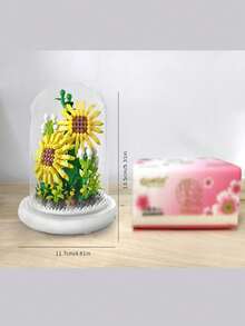 Eternal Lotus Building Blocks Bouquet Educational Puzzle Flower Toy Micro Particles Building Blocks