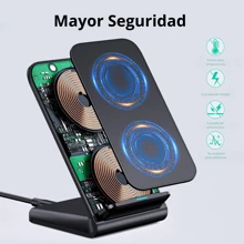 10W Fast Wireless Charger, Wireless Charging Stand Compatible With IPhone 13 12 11 Pro XR XS 8 Plus Galaxy S20 S10 Note 20 10 Googles And Other Qi-Enabled Phones - 黑色 - 查看 10